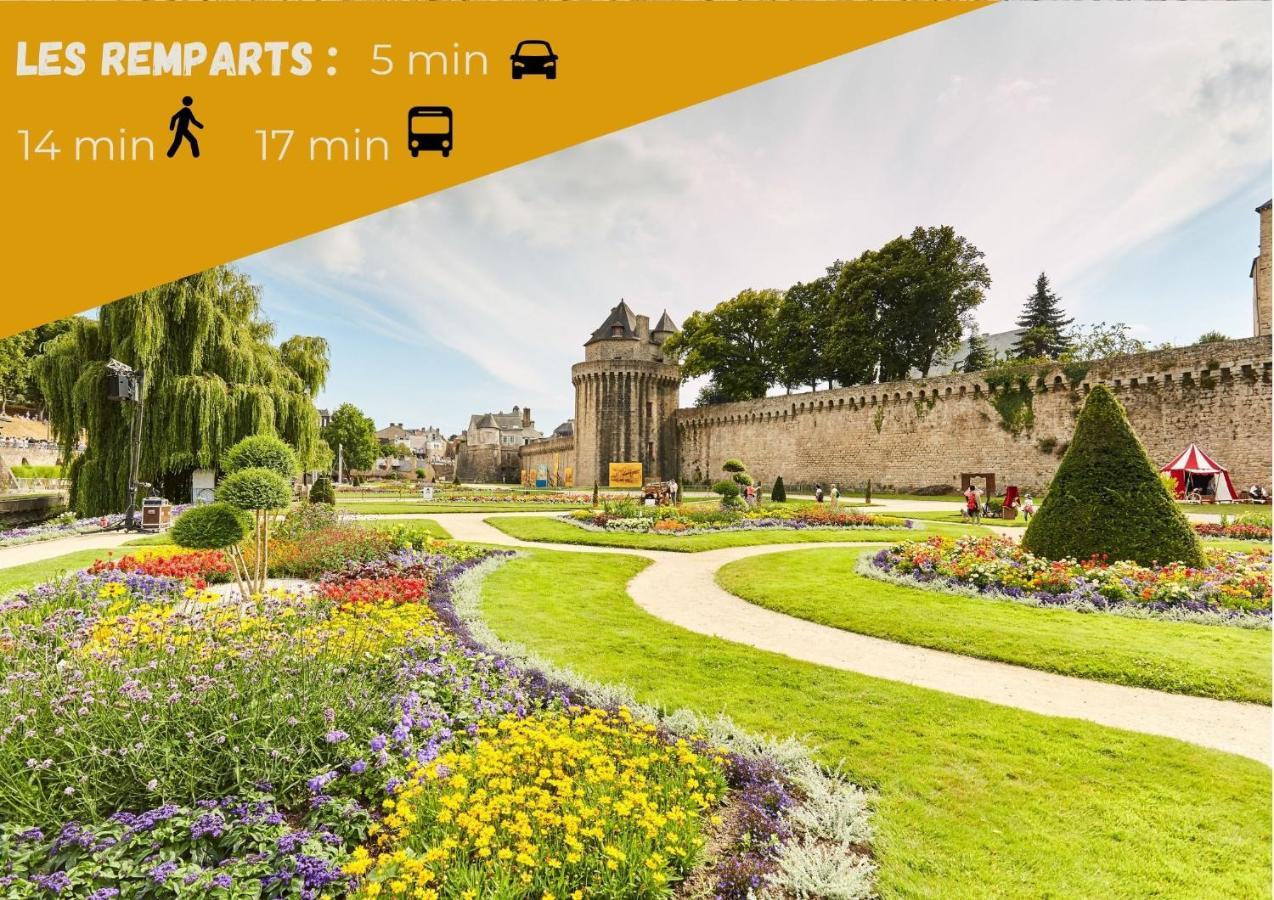 La Pause de Mérimée - T2 - Parking - Jardin Vannes Extérieur photo